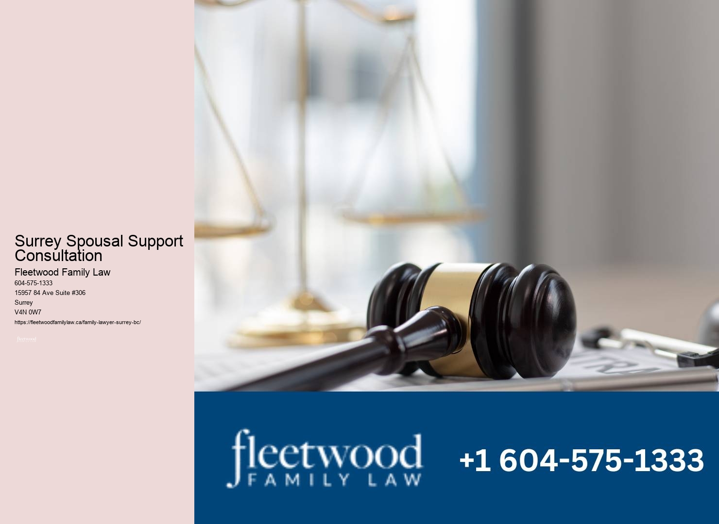 Affordable Family Lawyers Surrey Spousal Support Consultation