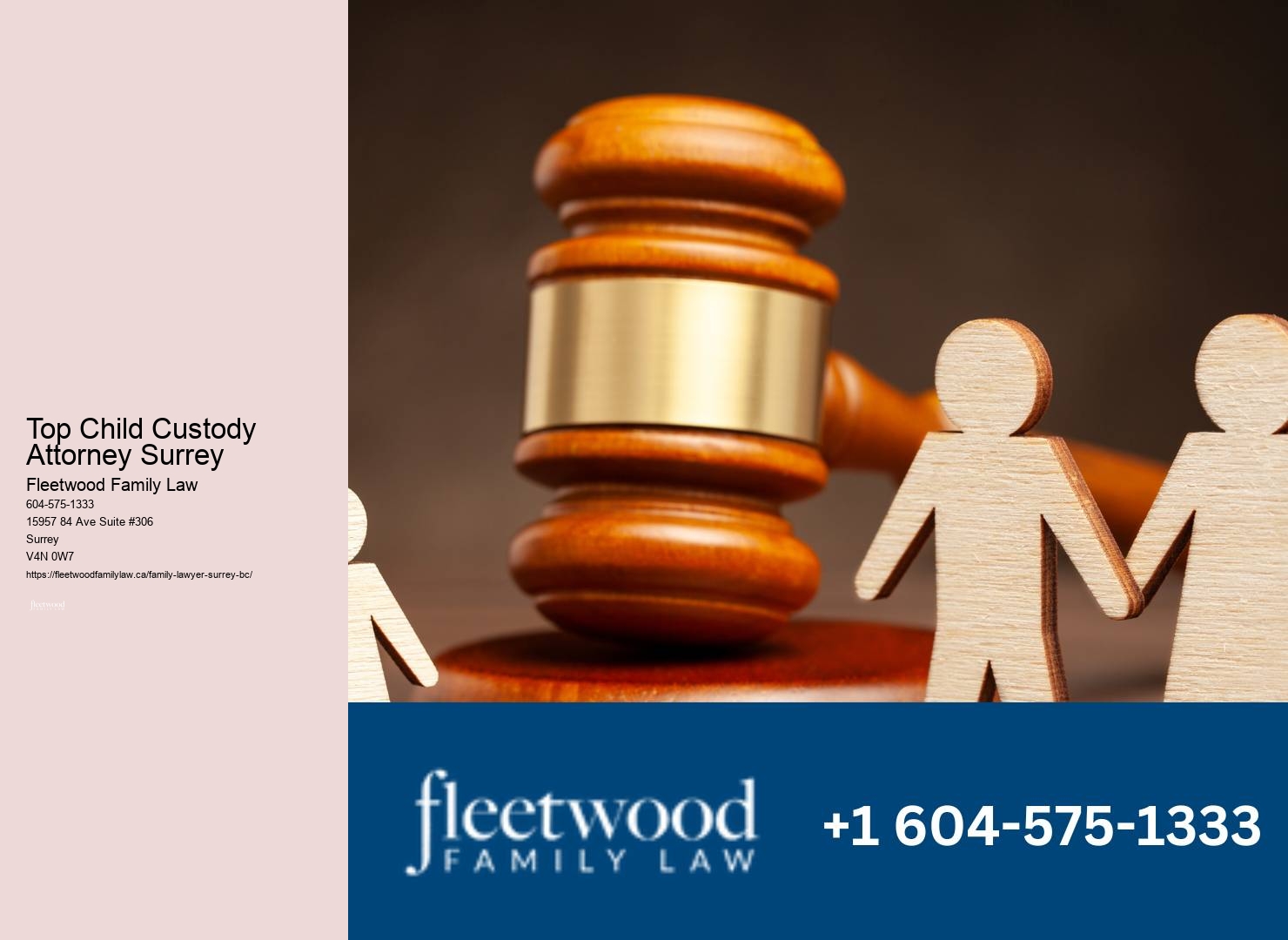Top Top Child Custody Attorney Surrey Family Law Specialist