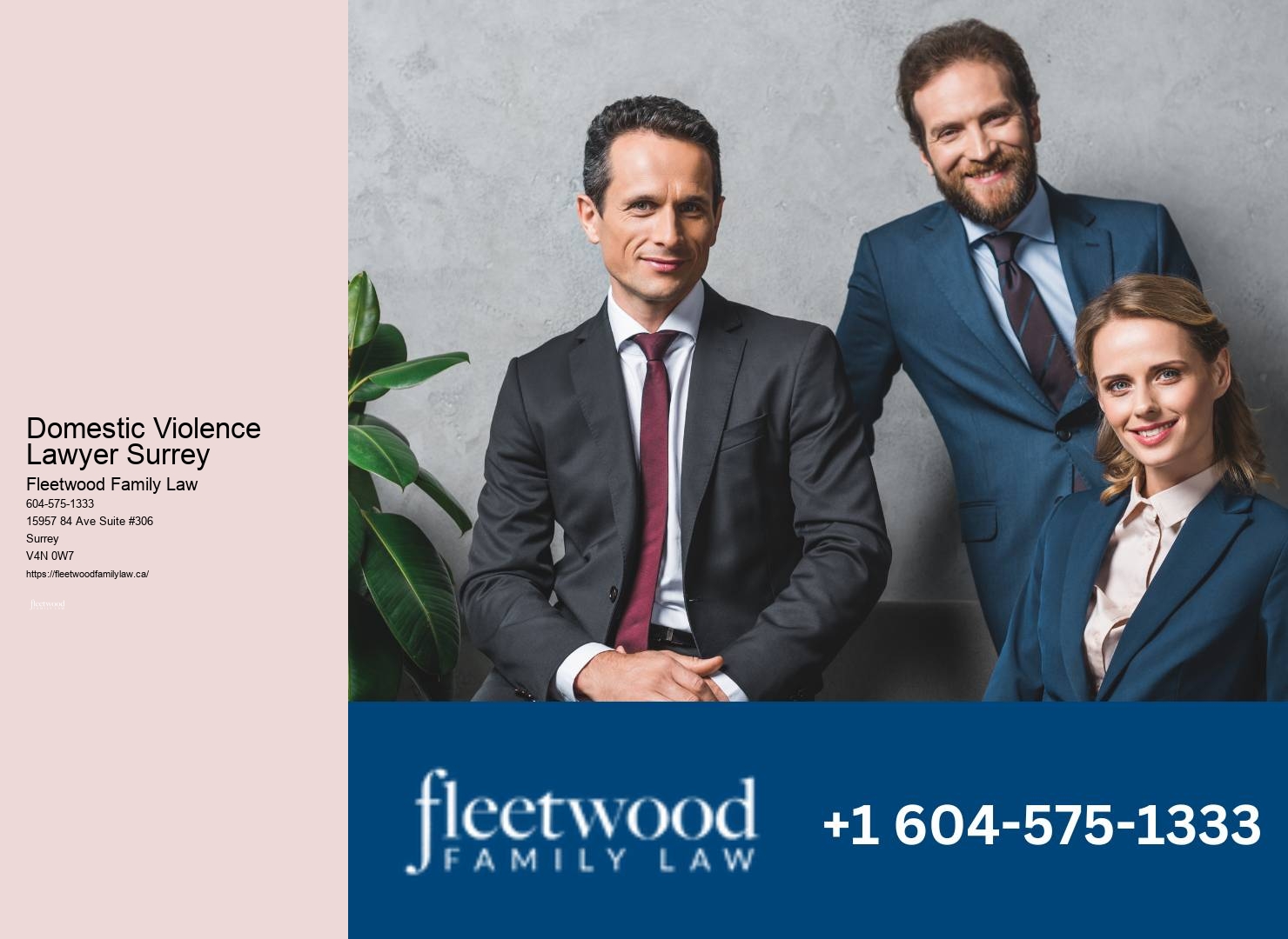 Experienced Family Law Attorney Domestic Violence Lawyer Surrey