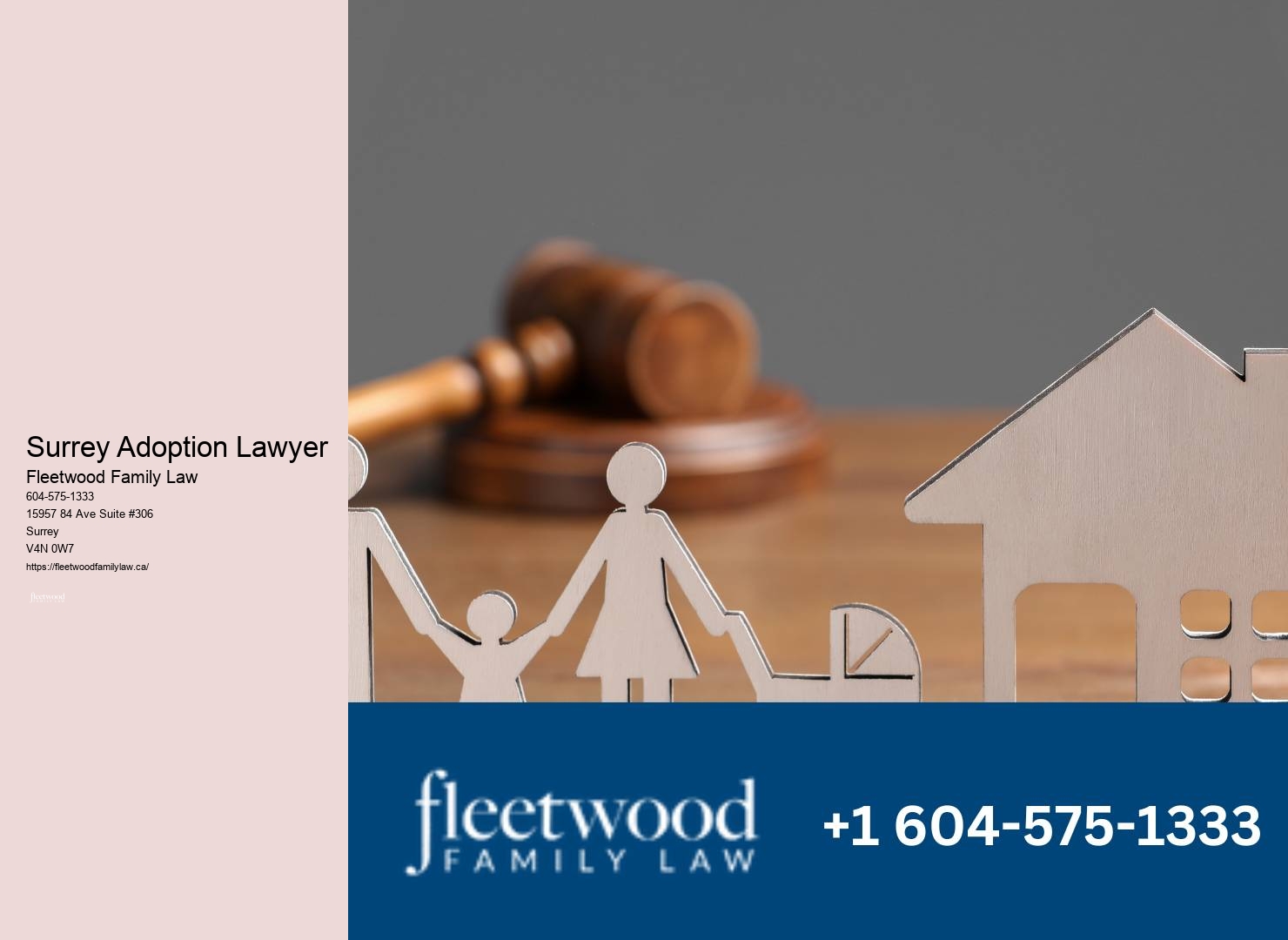 Family Lawyer for Fathers Surrey Adoption Lawyer