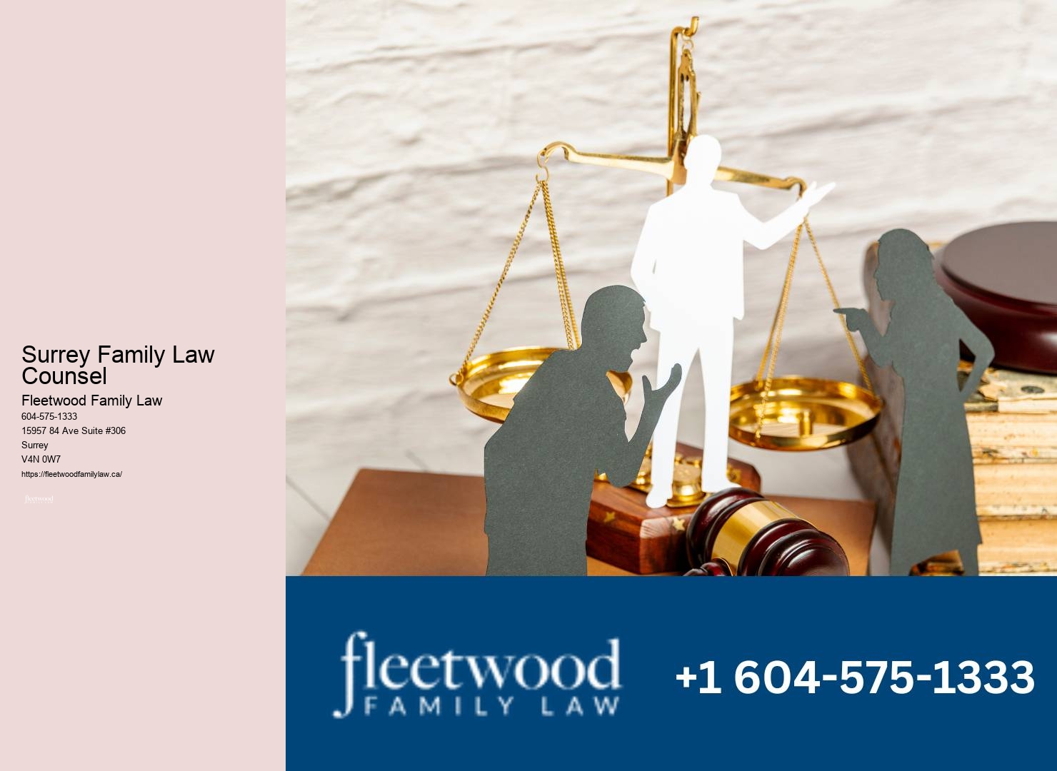 Surrey Family Law Counsel Family Mediation Lawyer