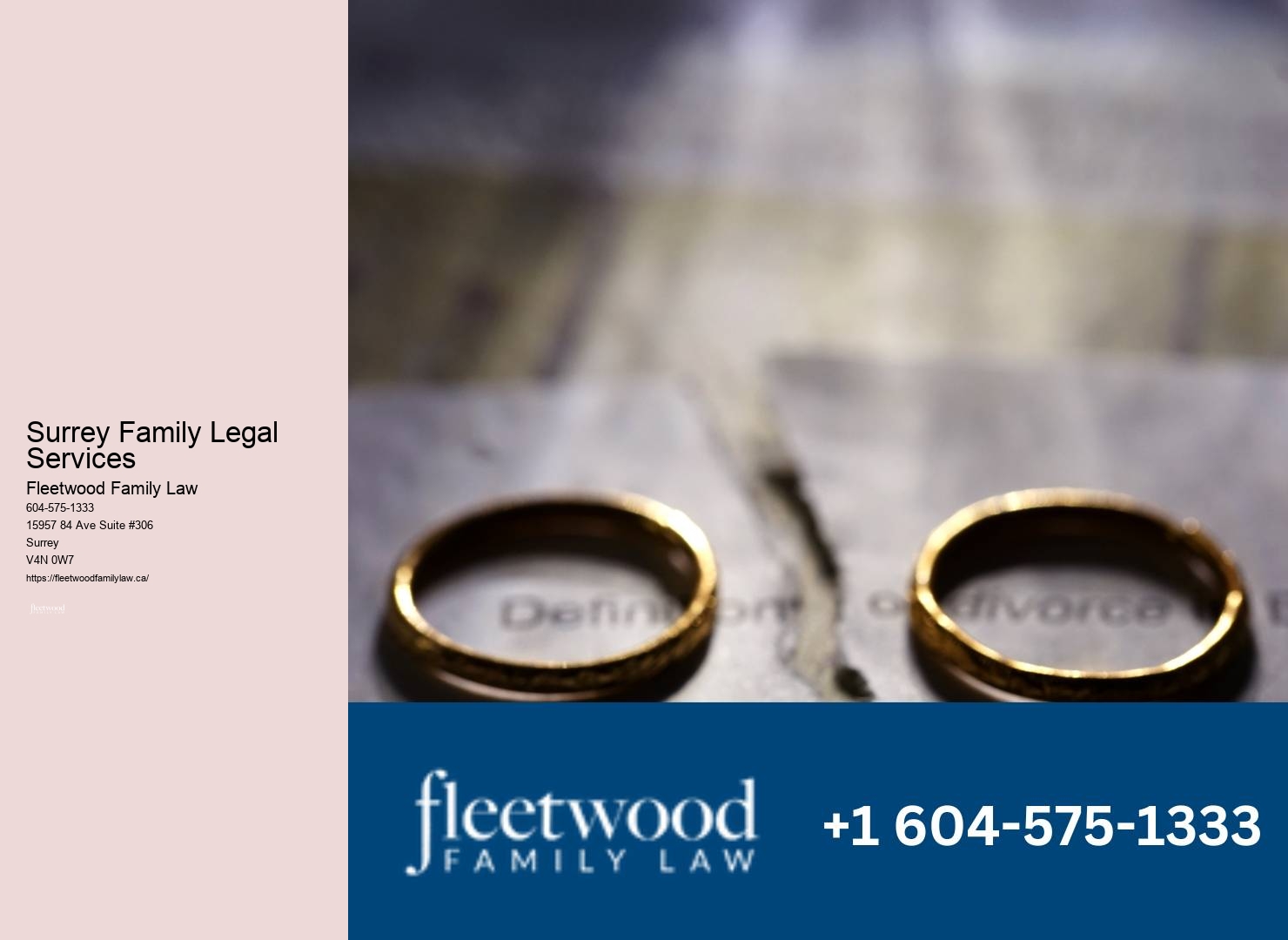 Qualified Surrey Family Legal Services Family Law Counsel