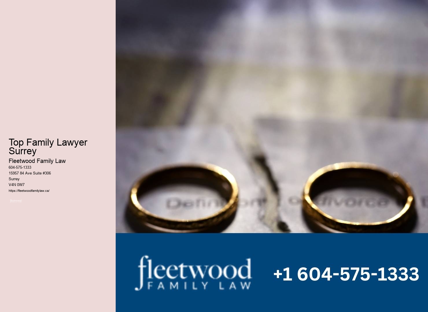 Top Family Lawyer Surrey Family Law Practice