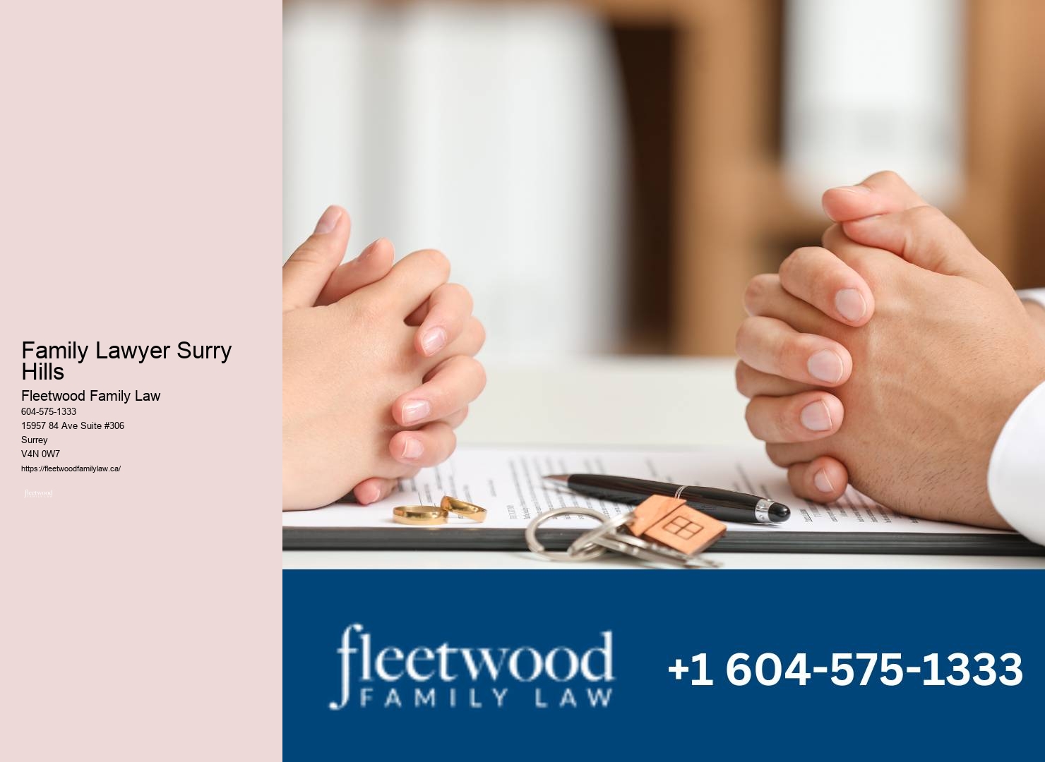 Family lawyer services aligned with Surrey's legal requirements